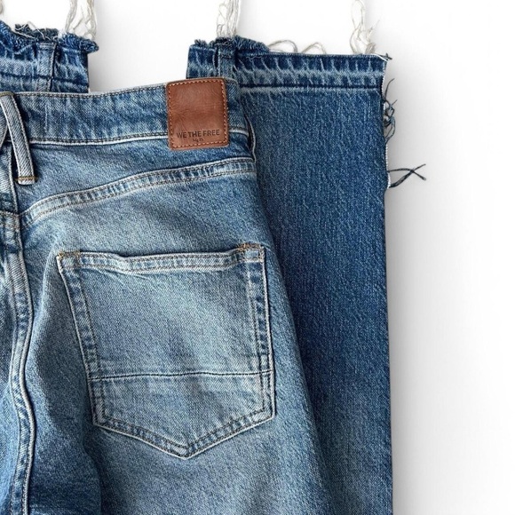 Free People “We The Free” Boyfriend Jeans – Size 26, Distressed Perfection - Picture 7 of 8